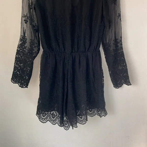 Zimmermann 1 (S) Lucia Silk Embroidered Romper - Picture 11 of 14